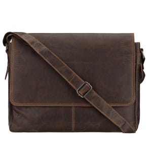 Richmond Messenger Bag Brown - 16&quot;