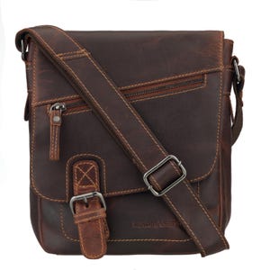 Dallas – Minori Leather Shoulder Bag - Chestnut