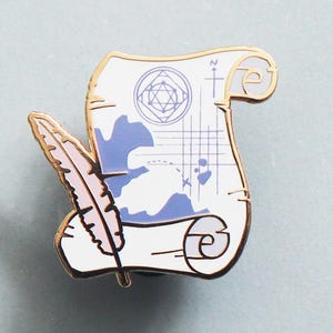 Treasure Map Enamel Pin