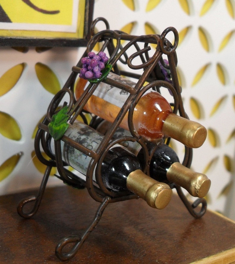 Perfect 1:6 scale Barbie WINE RACK So Realistic image 3