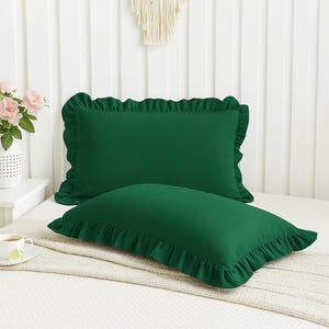 100% Cotton Pillowcase  Natural, Soft, and Breathable Design Organic Pillow Case, Slip Cover Natural Cotton Custom Pillowcase 2 pcs.