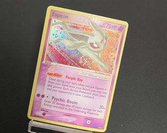Custom Espeon Gold Star Textured English DIY Fan-made