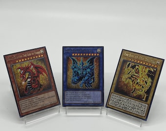 Egyptian God - Slifer the Sky Dragon, Obelisk the Tormentor, The Winged Dragon of Ra Secret Rare CUSTOM PROXY card