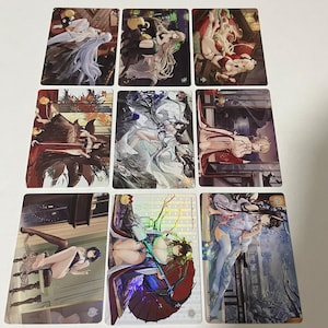 Tarjeta ilustrada ACG Azure Lane Elige cualquier versión Texturizada JP DIY Hecho por fans n.° 5