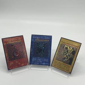 Egyptische god - Slifer the Sky Dragon, Obelisk the Tormentor, The Winged Dragon of Ra Ultimate zeldzame CUSTOM PROXY-kaart