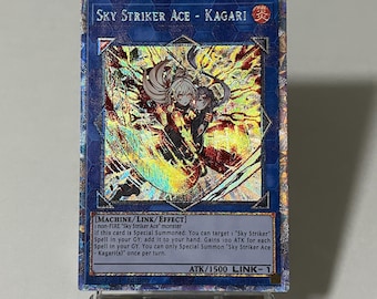 Niestandardowy Sky Striker Ace Kagari Kolekcjonerski Rzadki Angielski DIY Fan-made