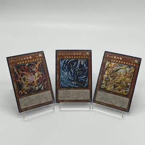 Egyptische god - Slifer the Sky Dragon, Obelisk the Tormentor, The Winged Dragon of Ra Ultimate zeldzame CUSTOM PROXY-kaart