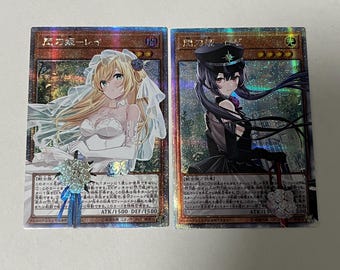 Custom|2x Sky Striker Ace Raye Roze|Secret|Japanese|DIY Fan-made