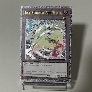 AANGEPASTE Sky Striker Ace Token Ultimate Engels DIY, gemaakt door fans, LightlyPlayed