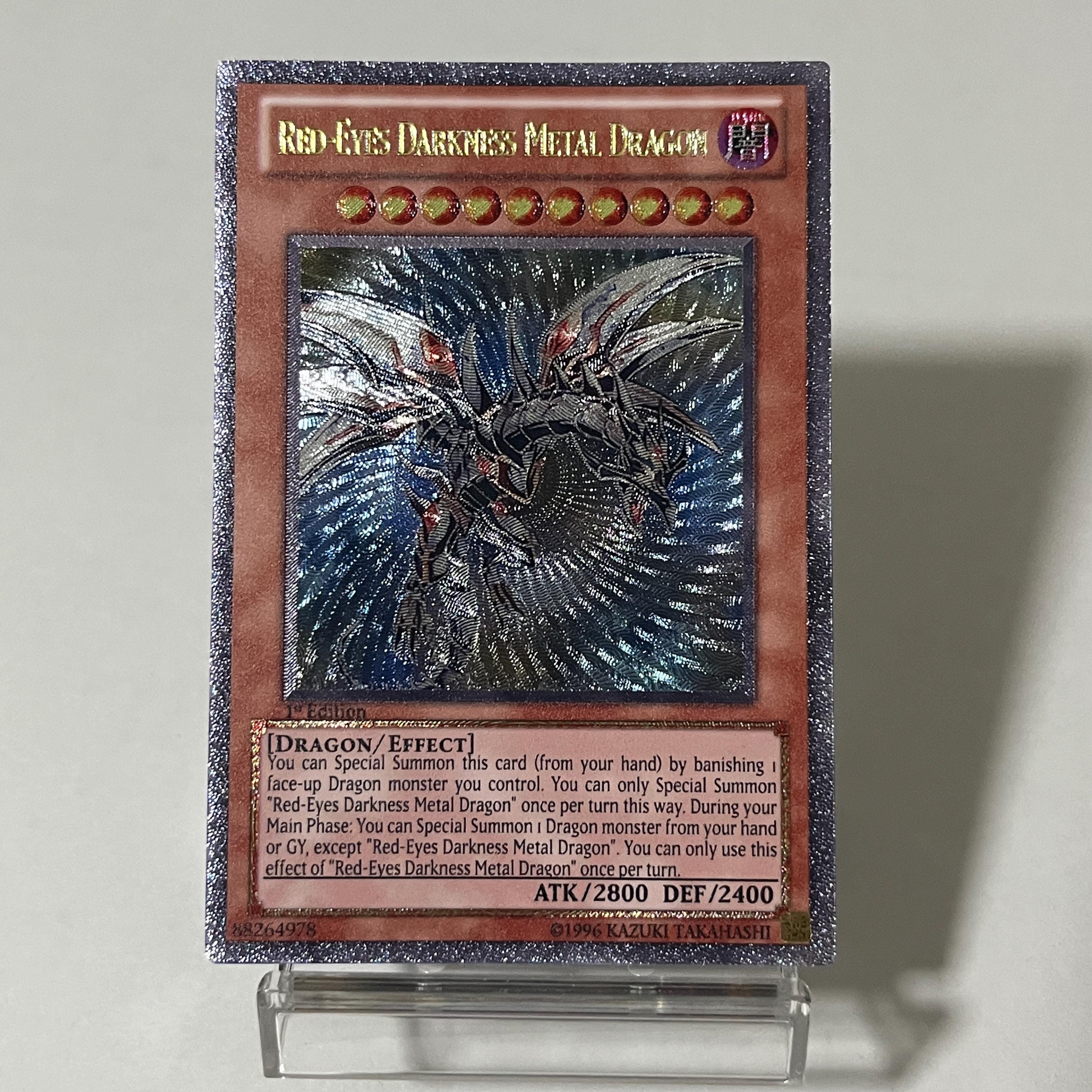 Custom Red-eyes Darkness Metal Dragon UTR English DIY Fan-made Anime-ver -  Etsy