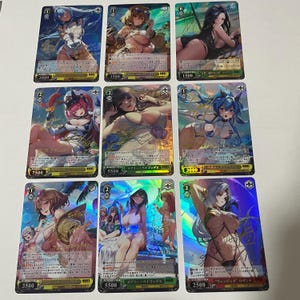 Custom WS Nikke Anis Mast Maiden Rosanna usw SP # 4 Strukturierter japanischer Fan-gemacht