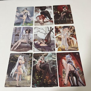 Tarjeta ilustrada ACG Azure Lane Elige cualquier versión Texturizada JP DIY Hecho por fans n.° 4
