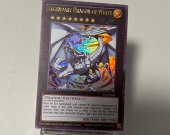Custom Legendary Dragon of White Ultra English Diy Fan-made