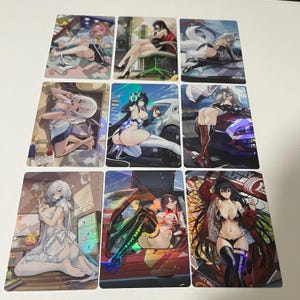 Tarjeta ilustrada ACG Azure Lane Elige cualquier versión Texturizada JP DIY Hecho por fans n.° 6