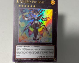 Custom E HERO Pit Boss Ultra English Diy Fan-made