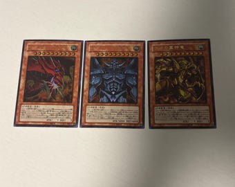 Custom 3X Egyptian God - Slifer Obelisk Ra Ultra Japanese Diy Fan-made
