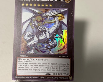 Custom Legendary Dragon of White Super English Diy Fan-made