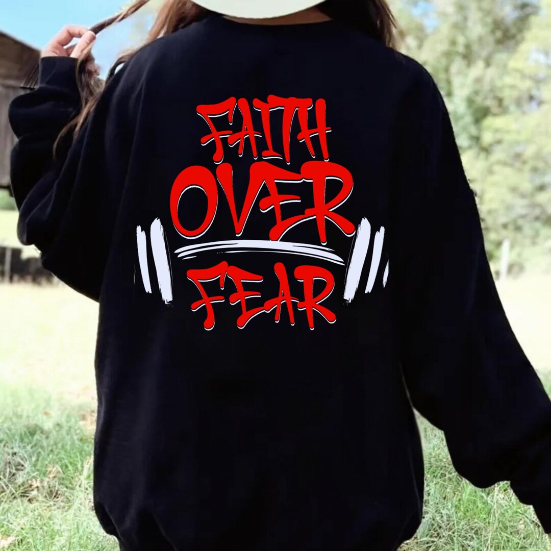 Faith Over Fear SVG, Christian Shirt Svg, Faith Svg Design, Jesus Svg ...