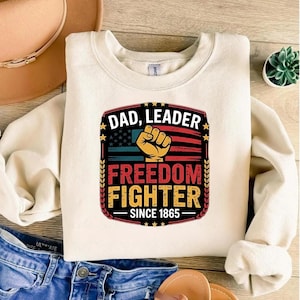 Black Dad Juneteenth PNG: Father&#39;s Day Sublimation Design (Digital Download)