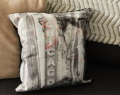14 Inch Pillow with Original Collage Art