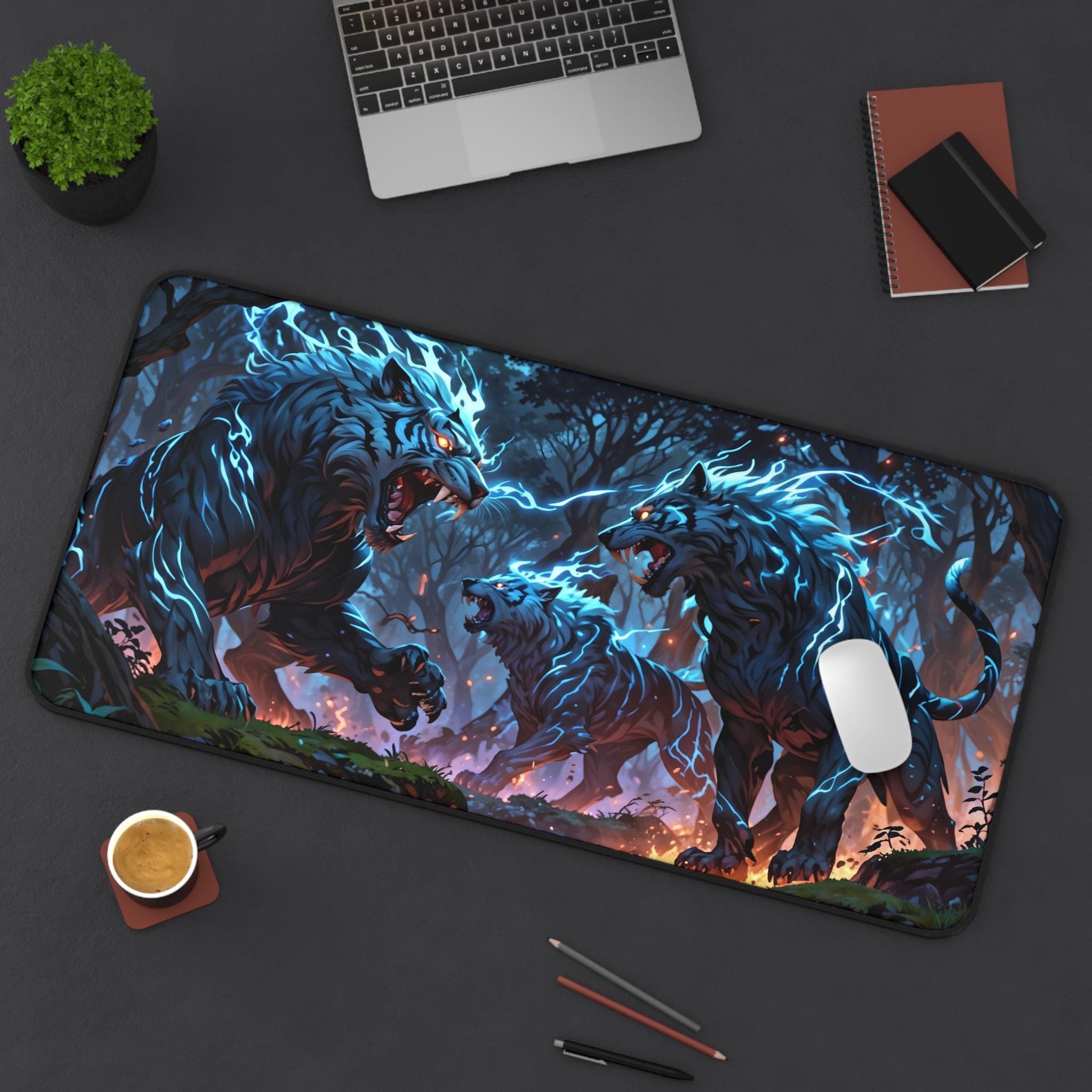 Gothic Icehounds Mousepad | Anti-slip Neoprene Desk Mat - Etsy