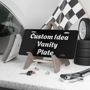 Custom Vanity Plate | Personalized Car Tag, Fun Gift for Car Enthusiasts, Unique Home Decor, Customizable License Plate