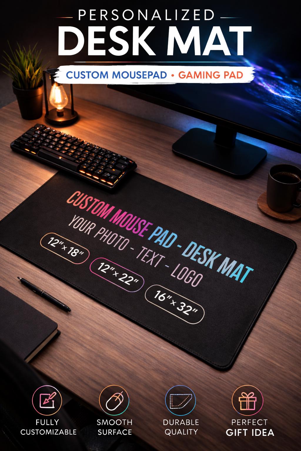 Tartarughe colorate con tappetino mouse personalizzato
