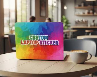 Custom Laptop Sticker, Personalized Laptop Decal, Cute Laptop Sticker, Name Sticker, Personalized Gift