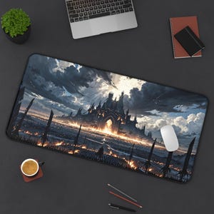 Gothic Dark Army Play Mat, MTG Game Mat, TCG Gamer Accessories, Trading Card Mat, Game Table Decor, Christmas Gift for Gamers