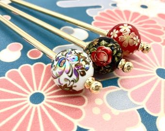Traditional Japanese Hairpin | Modern Hair Stick | Japanese