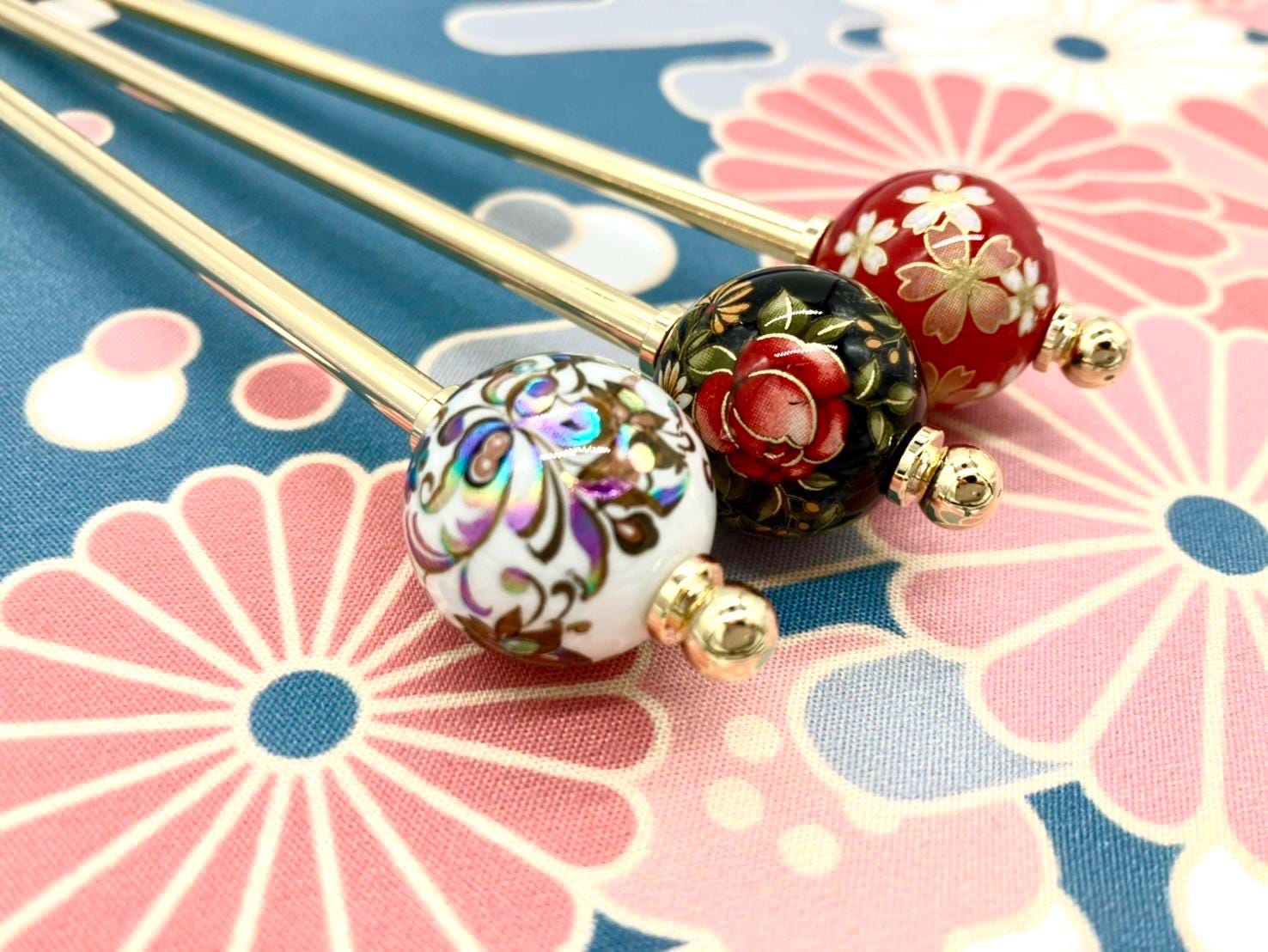 Traditional Japanese Hairpin | Modern Hair Stick | Japanese