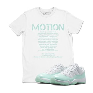 Jordan 11 Igloo Sneaker MOTION, Air Jordan 11 Igloo shirt, 11s Sneaker Tee, Shirt To Match Sneakers Tee, Sneaker Shirt, White Tshirt