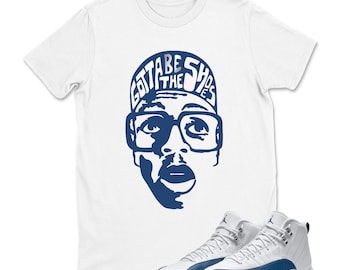 Sneaker Shirt Blue to Match Jordan 12 French Blue, 12S Sneaker Match T Shirt,  12 French Blue Youth and Adult T shirt