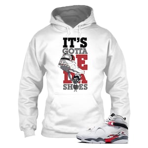 jordan white and red hoodie