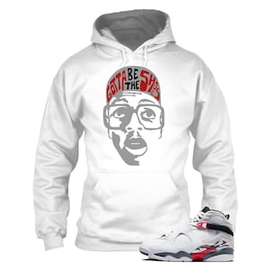 jordan white and red hoodie