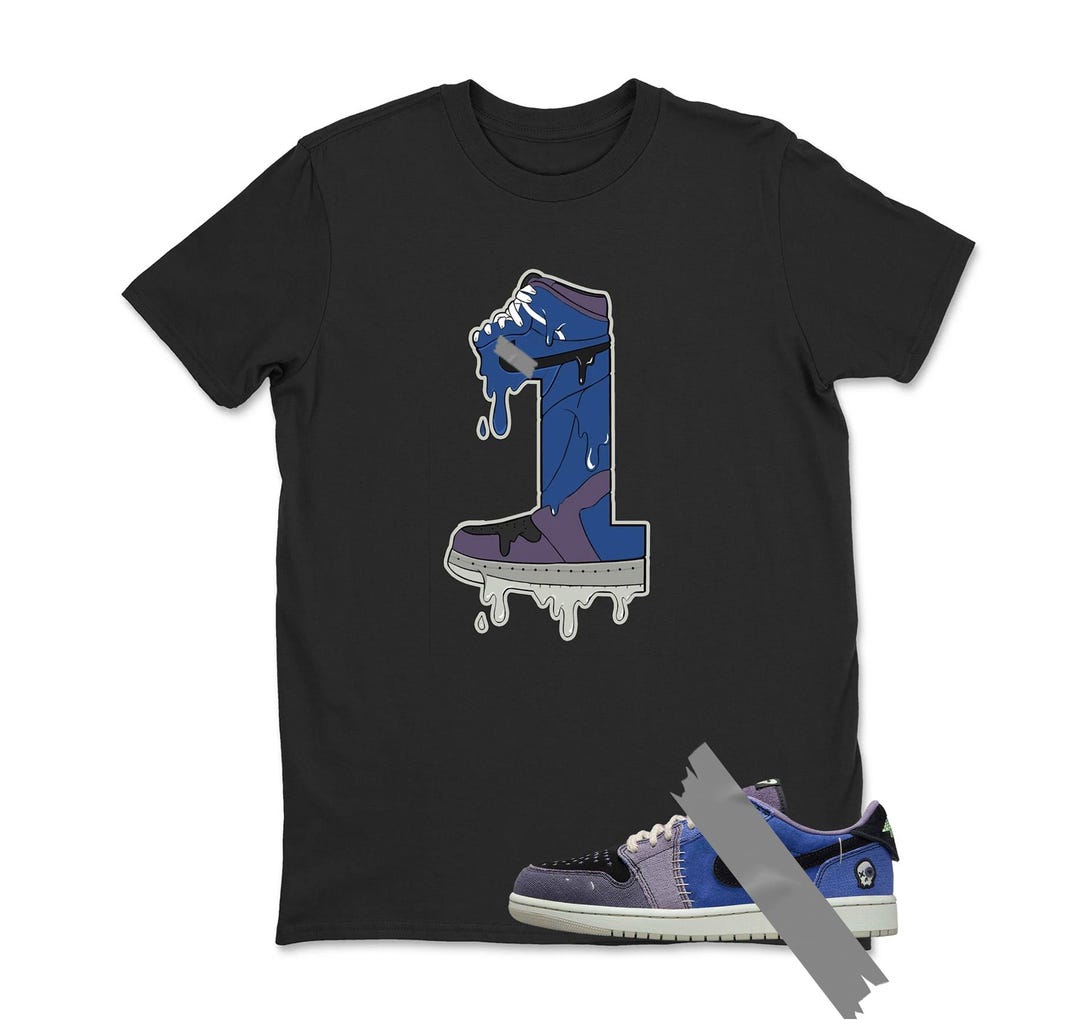 T-Shirt Pour Porter Avec Les Jordan 1 Low OG 'Voodoo' - Sneakerhead - Personnalisable