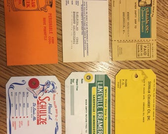 vintage can labels etsy