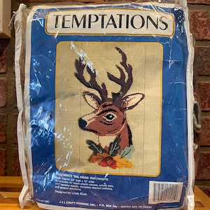 Vintage Temptations J & L Deer Latchhook Kit