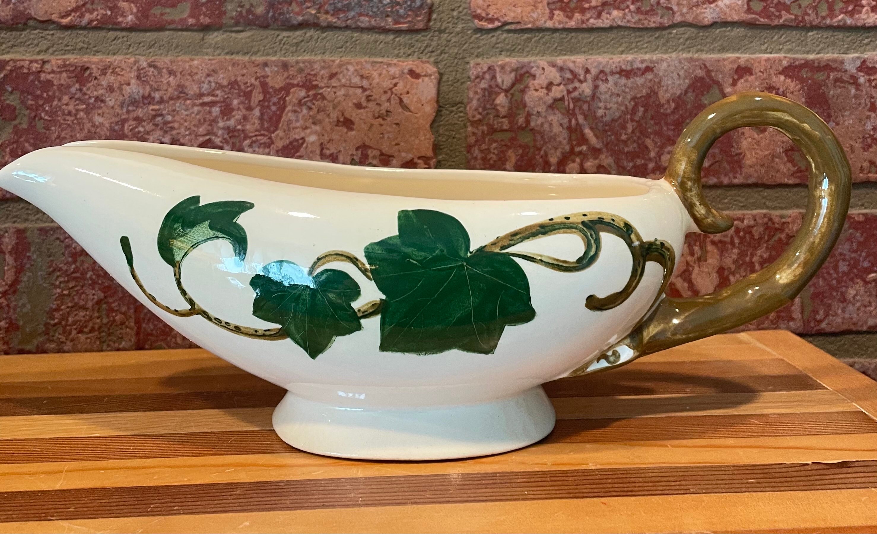 Vintage Metlox Poppy Trail Ivy Gravy Boat - Etsy