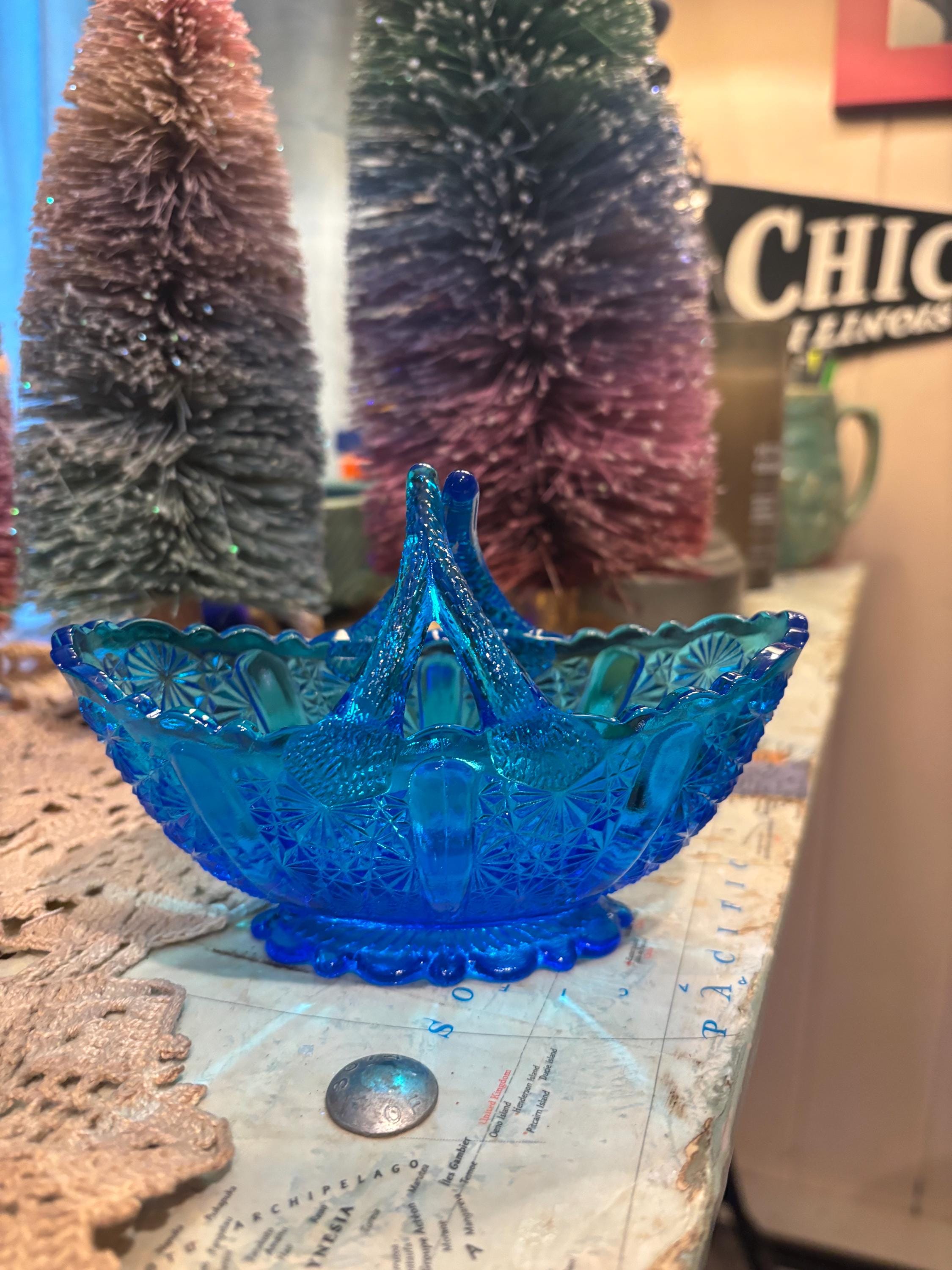 フェントン アンティークantique エメラルドグリーンバスケット アメリカ フェントン アンティークantique エメラルドグリーンバスケット