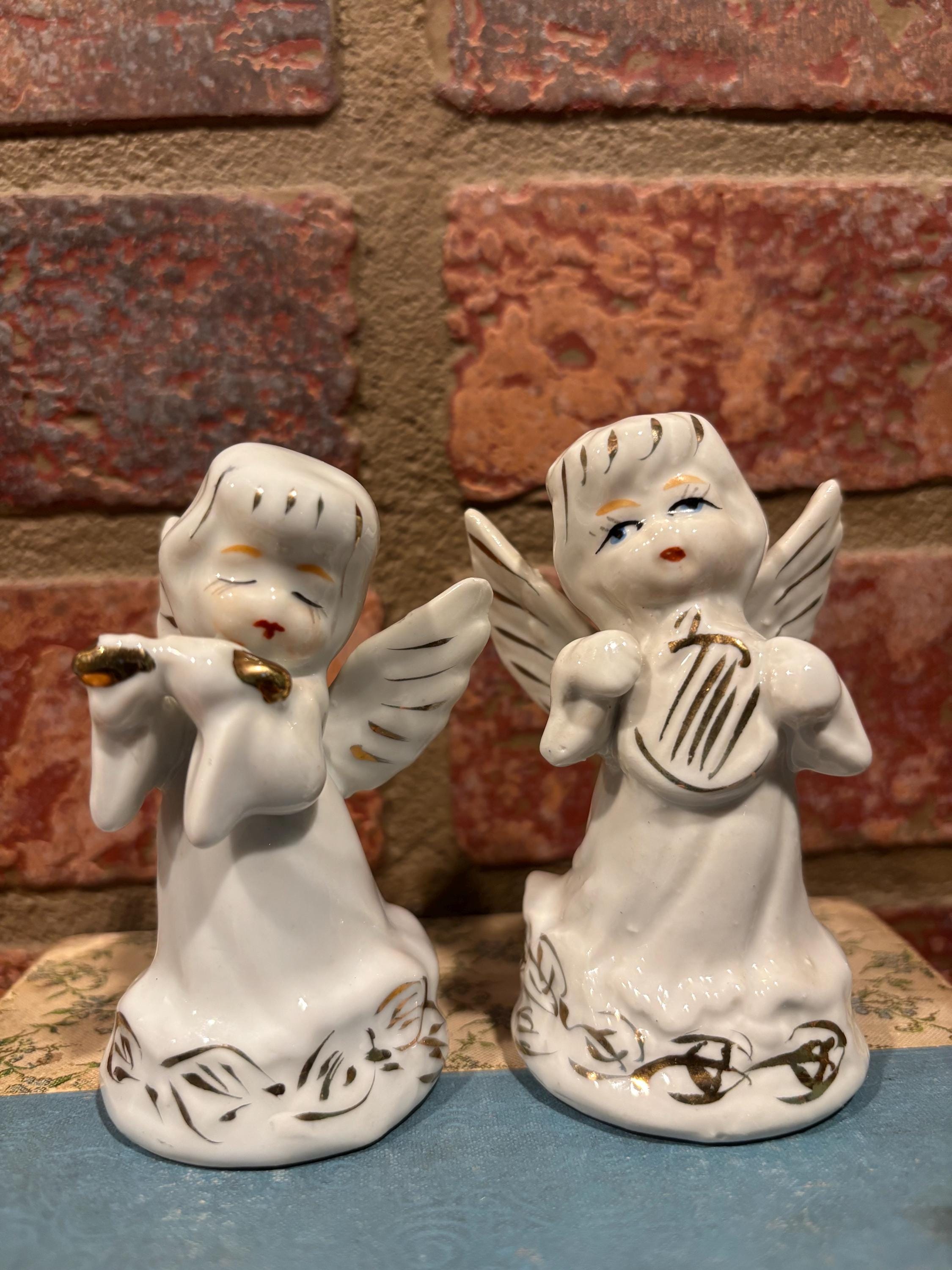 ロイヤルコペンハーゲン アンティーク ５人のオーケストラ クリスマス エンジェル Vintage Porcelain Angels - Christmas - Musical - Japan - FREE