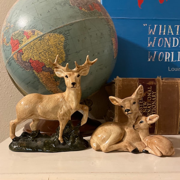 Ceramic Deer Etsy