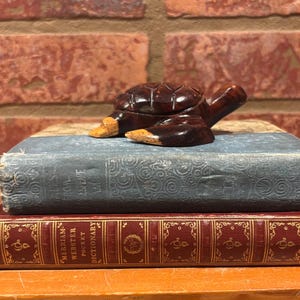 Vintage Hand Carved Ironwood Sea Turtle FREE SHIPPING