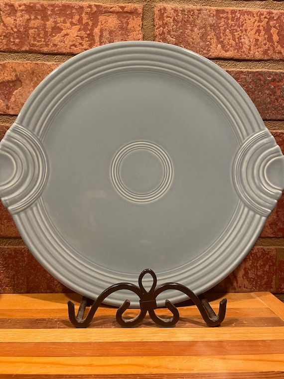 Vintage fiesta deals cake plate