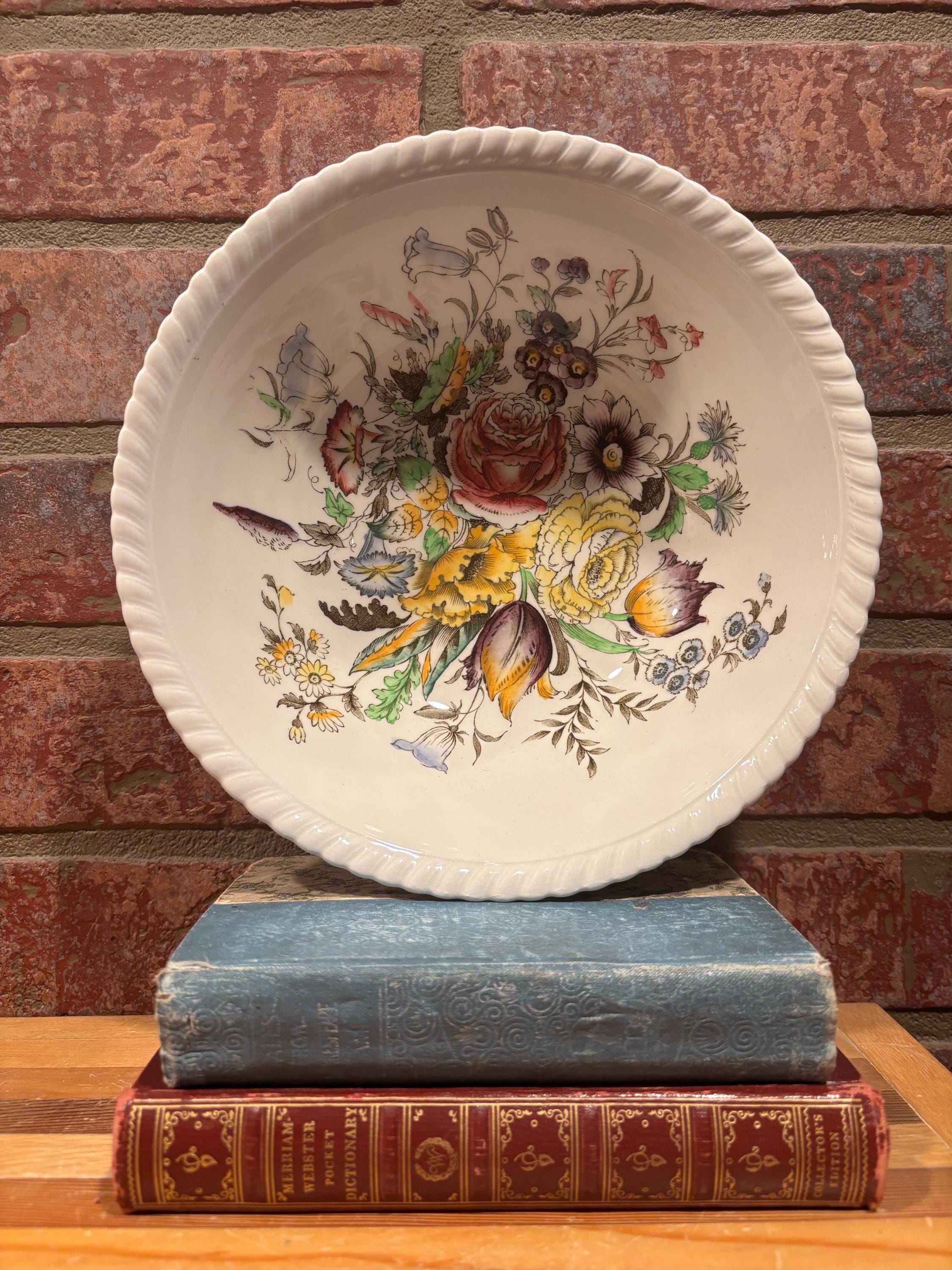 Vintage Johnson Bros Windsor Ware F.b.&co Garden Bouquet Vegetable