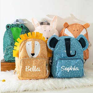 Sac à dos personnalisé pour tout-petit, cartable avec animaux pour enfants, cartable préscolaire pour enfants, sac garçon fille, cadeaux de rentrée, cadeau enfant