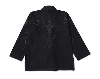 Neighborhood X Shoyoroll Black Jiu Jitsu Gi: Tiger Kimono Uniform
