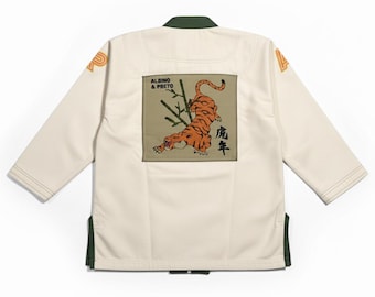 Albino y Preto Lote n.º 110 Año del Tigre / Kimono de Jiu Jitsu brasileño BJJ / Equipo de artes marciales de edición limitada A&P / Gi coleccionable raro