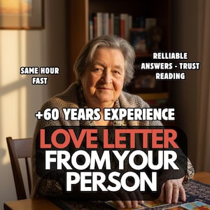 Lectura psíquica de cartas de amor canalizadas - Entrega en el mismo día