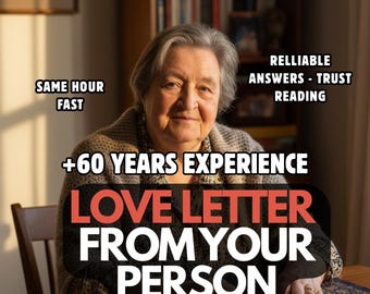 Channeled Love Letter Psychic Reading - Same Hour Delivery